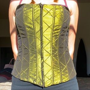 Green corset